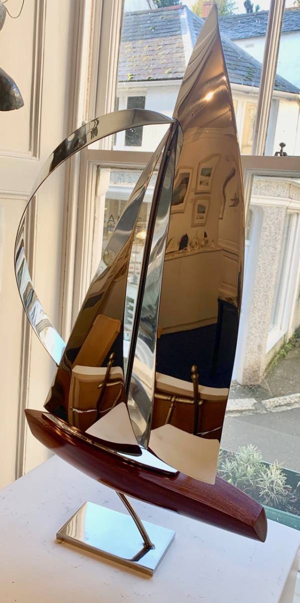 - a Sculpture by John Mellows, measuring 79 x 43 cm (H x W) £850